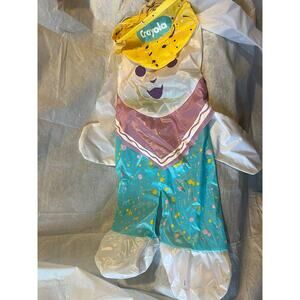Vintage 1990 Clayola Bunny Wind Sock Yard Decoration Colorful Playful
